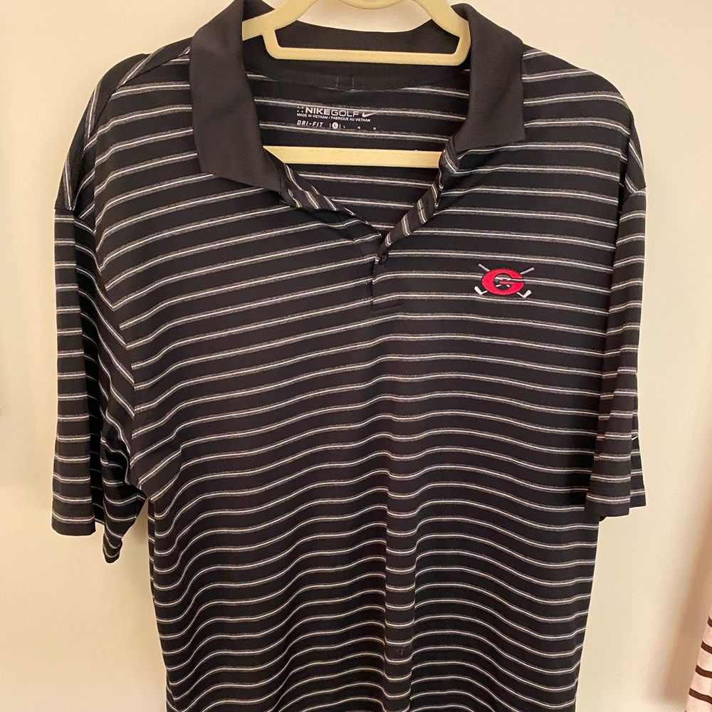 Nike - UGA golf shirt - size Large